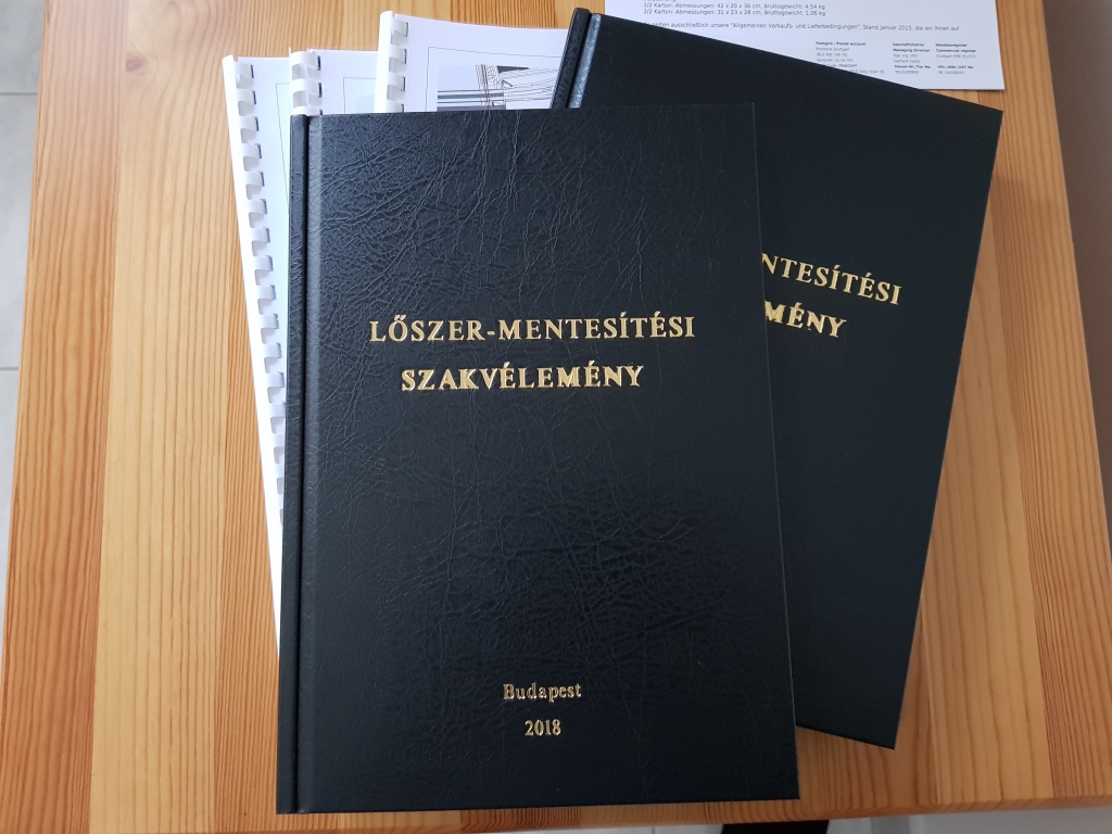 Lőszer-mentesítési szakvélemény